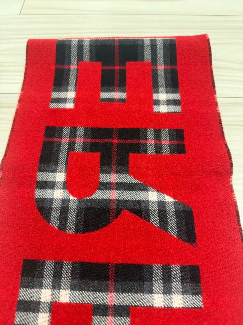 バーバリー　マフラー　 ストール　 リバーシブル　8015183