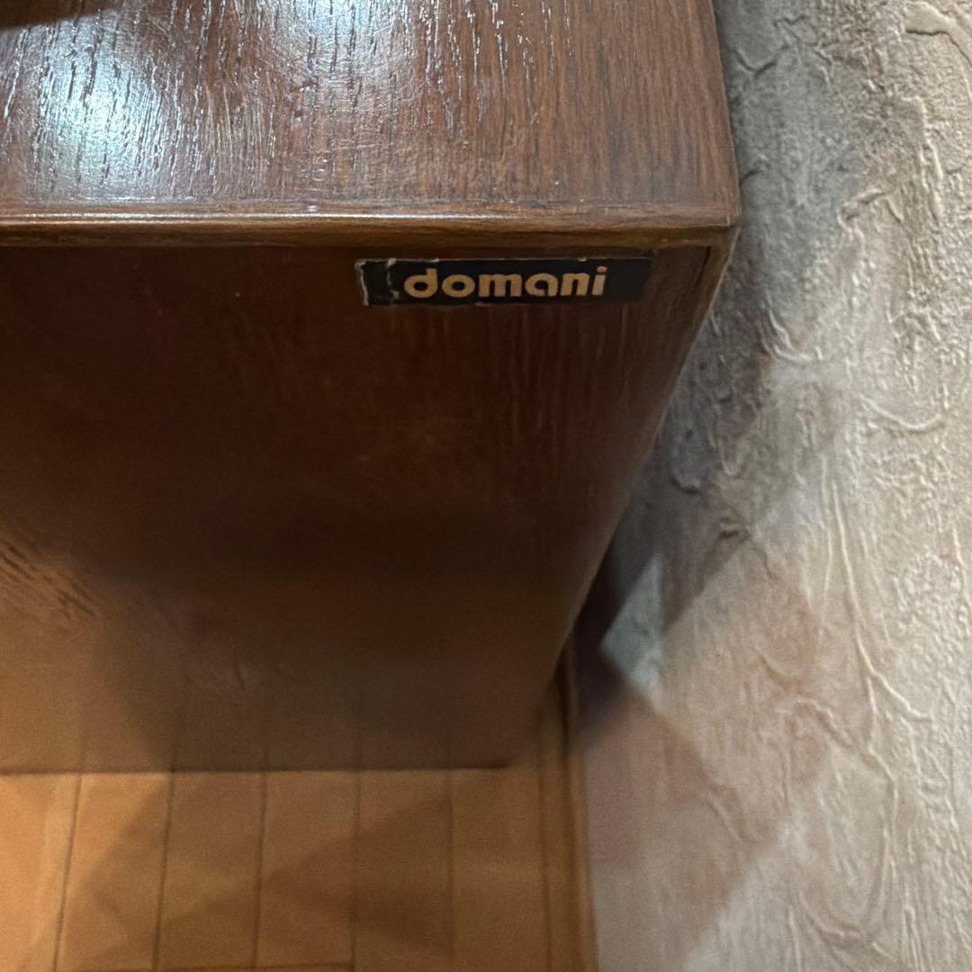 ドマーニ製 アンティーク木製ダークブラウンチェスト 4引き出し