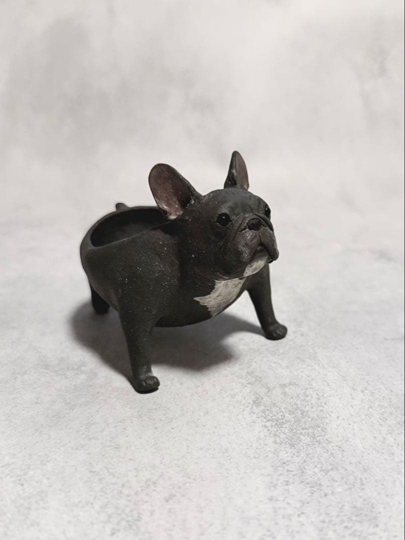 【激レア 入手困難】ゆとり炉　入れ物　器　フレンチブルドッグ