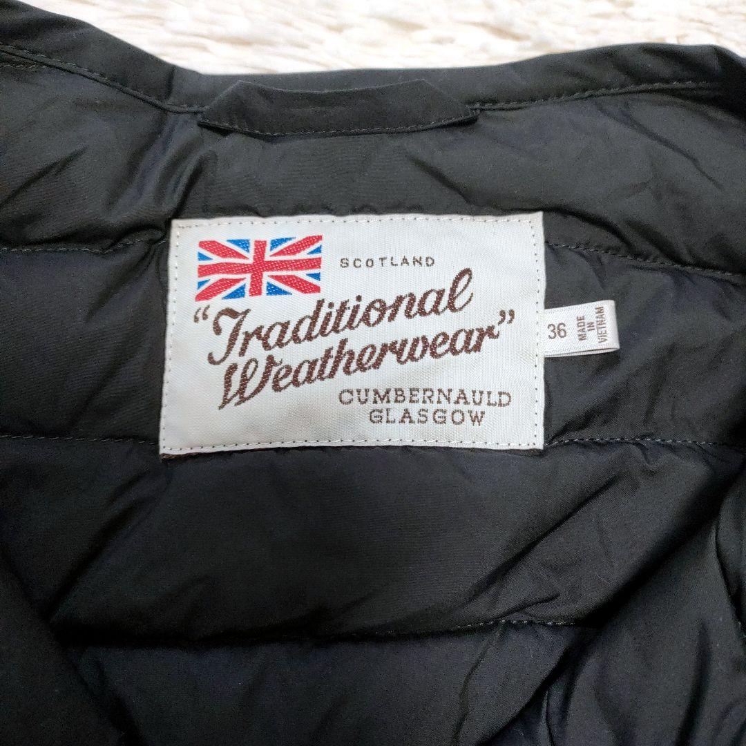 トラディショナルウェザーウェア　アークリー　ロング　収納袋付き　36 黒