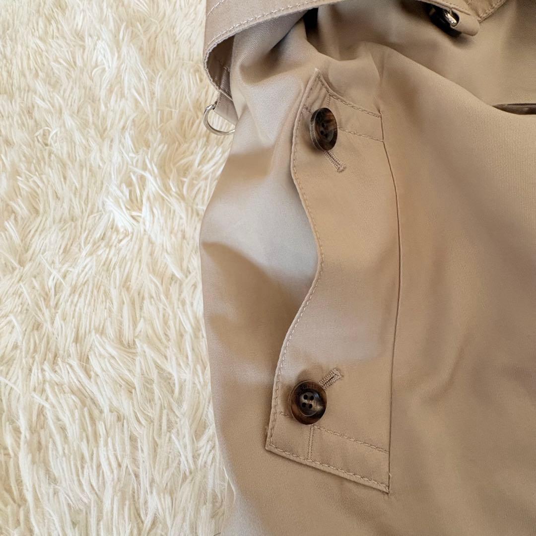 アクアスキュータム　トレンチコート　ウールライナー付　2way ベルト　サイズ8