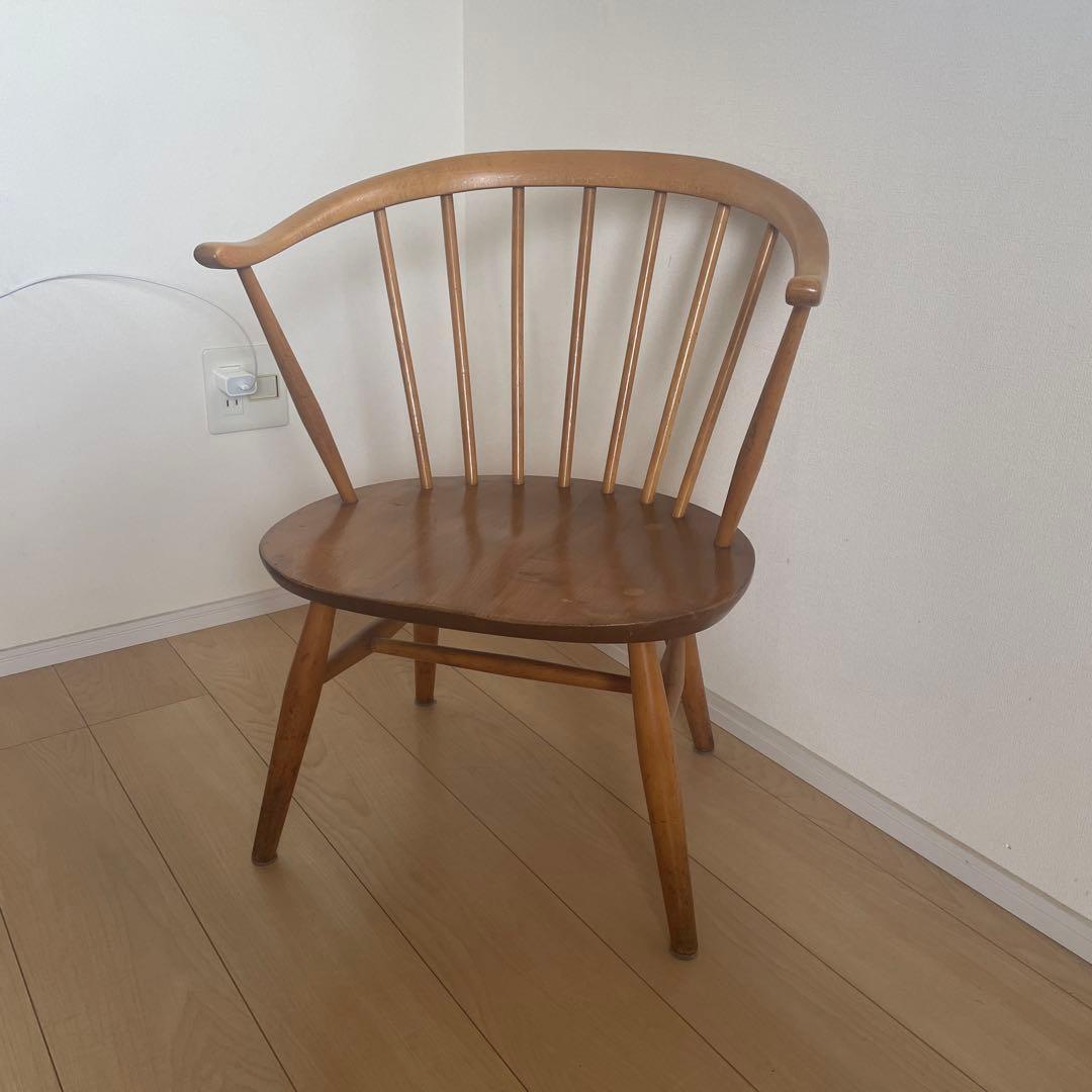 アーコール ERCOL スモーカーズ　カウホーン　　チェア　ローチェア