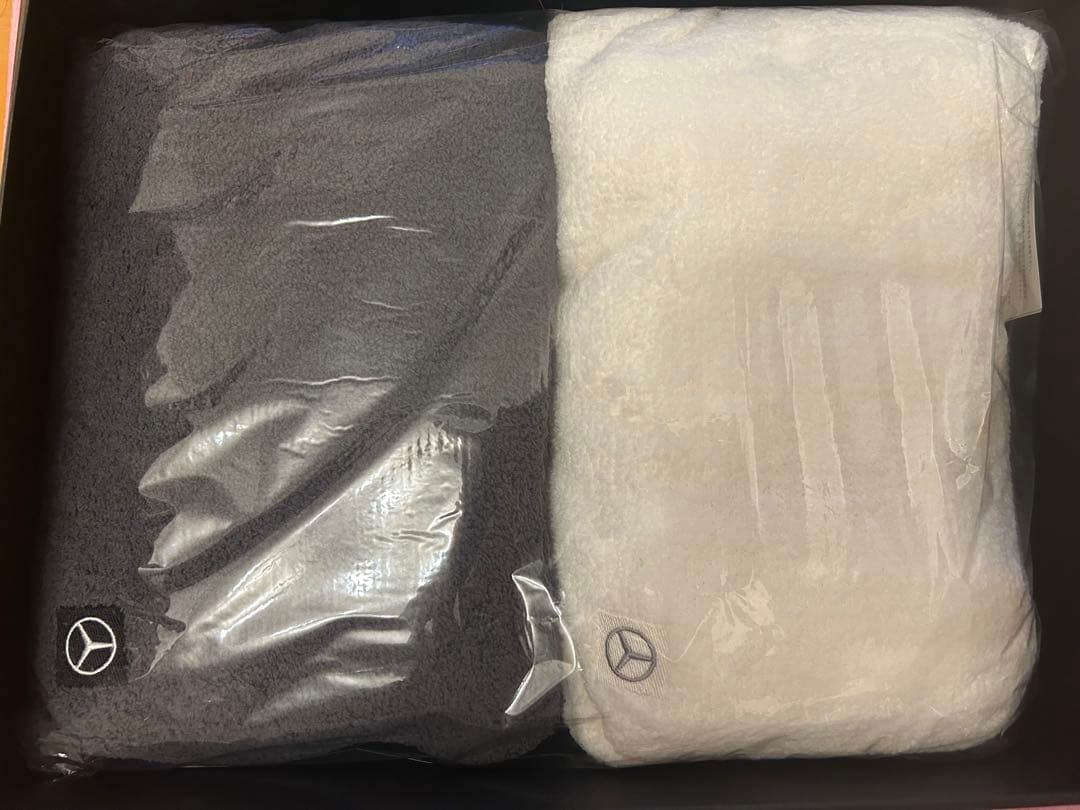 新品未使用kashwére×ベンツ　ブランケット