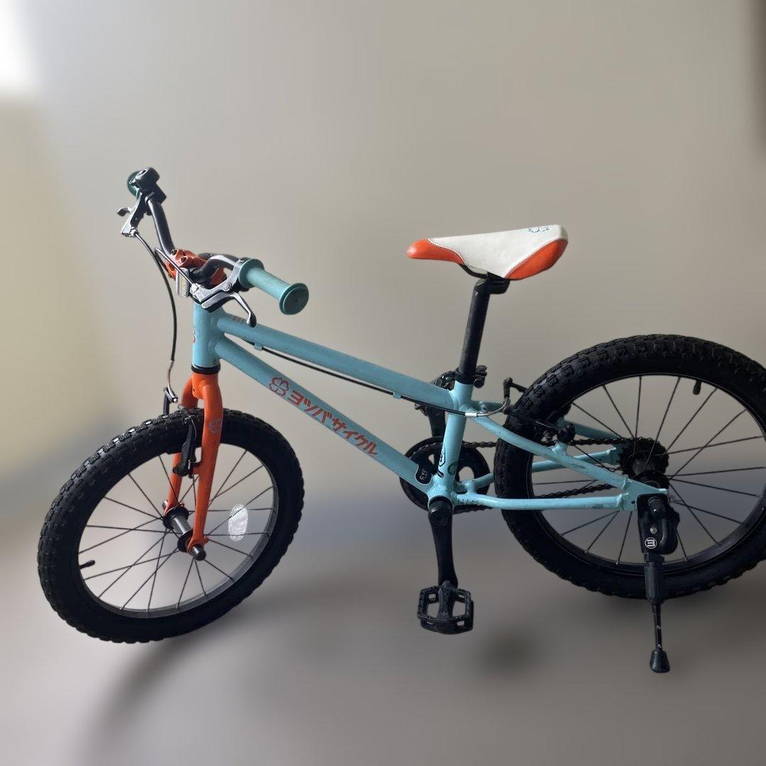 送料込み　ヨツバサイクル　ラムネブルー　18インチ