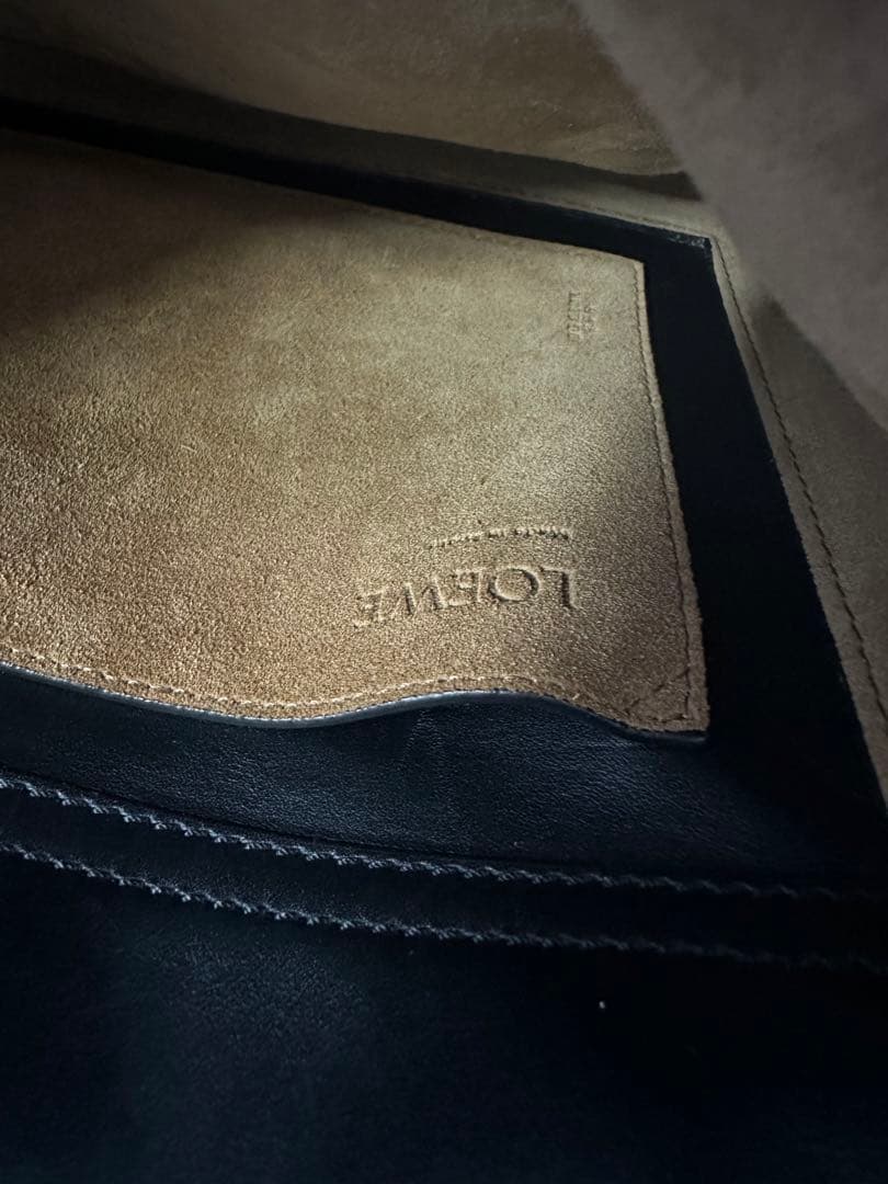 2855 LOEWE ロエベ ガセットフラット メッセンジャー ショルダー