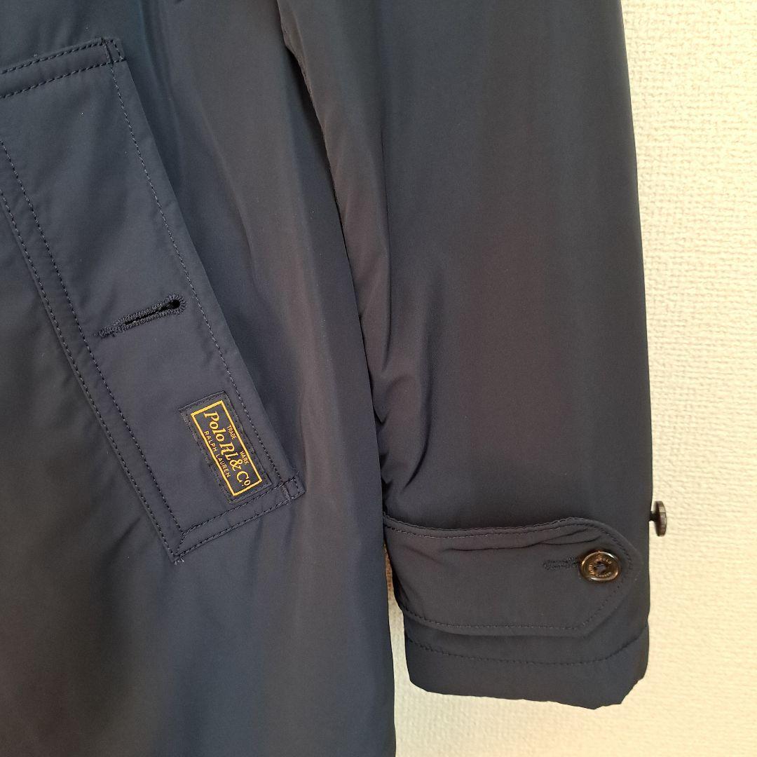 POLO RALPH LAUREN ネイビー ジャケットコート中綿入り。