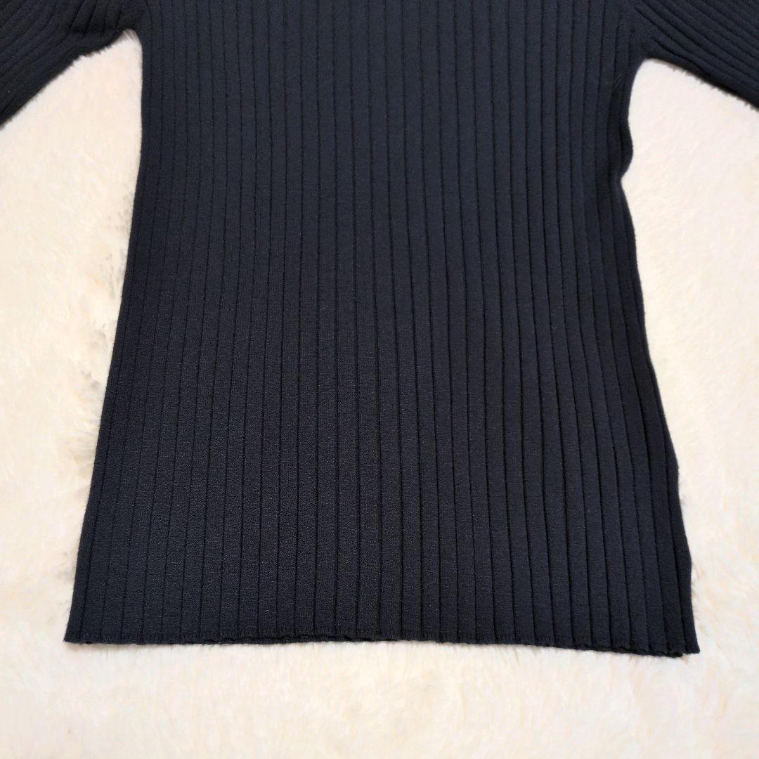◆現行品 美品 ソージュ ワイドリブ アンサンブル カーディガン タートルニット