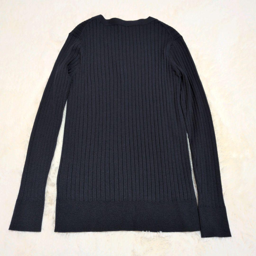 ◆現行品 美品 ソージュ ワイドリブ アンサンブル カーディガン タートルニット