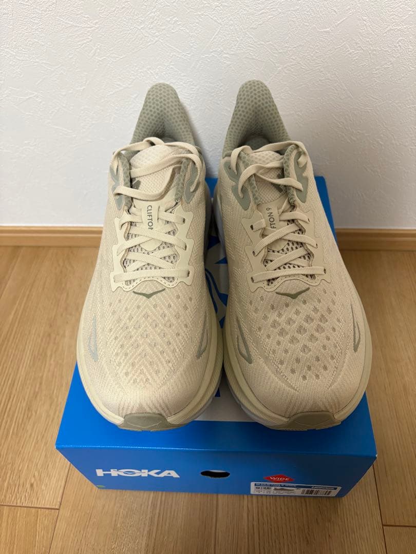 HOKA ONE ONE Clifton 9 WIDE 27cm 新品