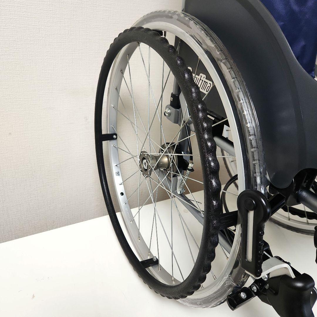 Miki　自走用　超軽量コンパクト　ノーパンクタイヤ　車椅子　CRT-7