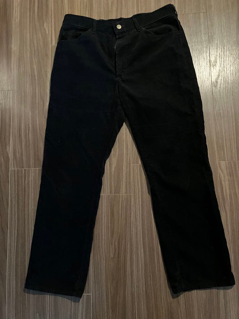 Lee 200-2801 80s ブラック コーデュロイ 36×30