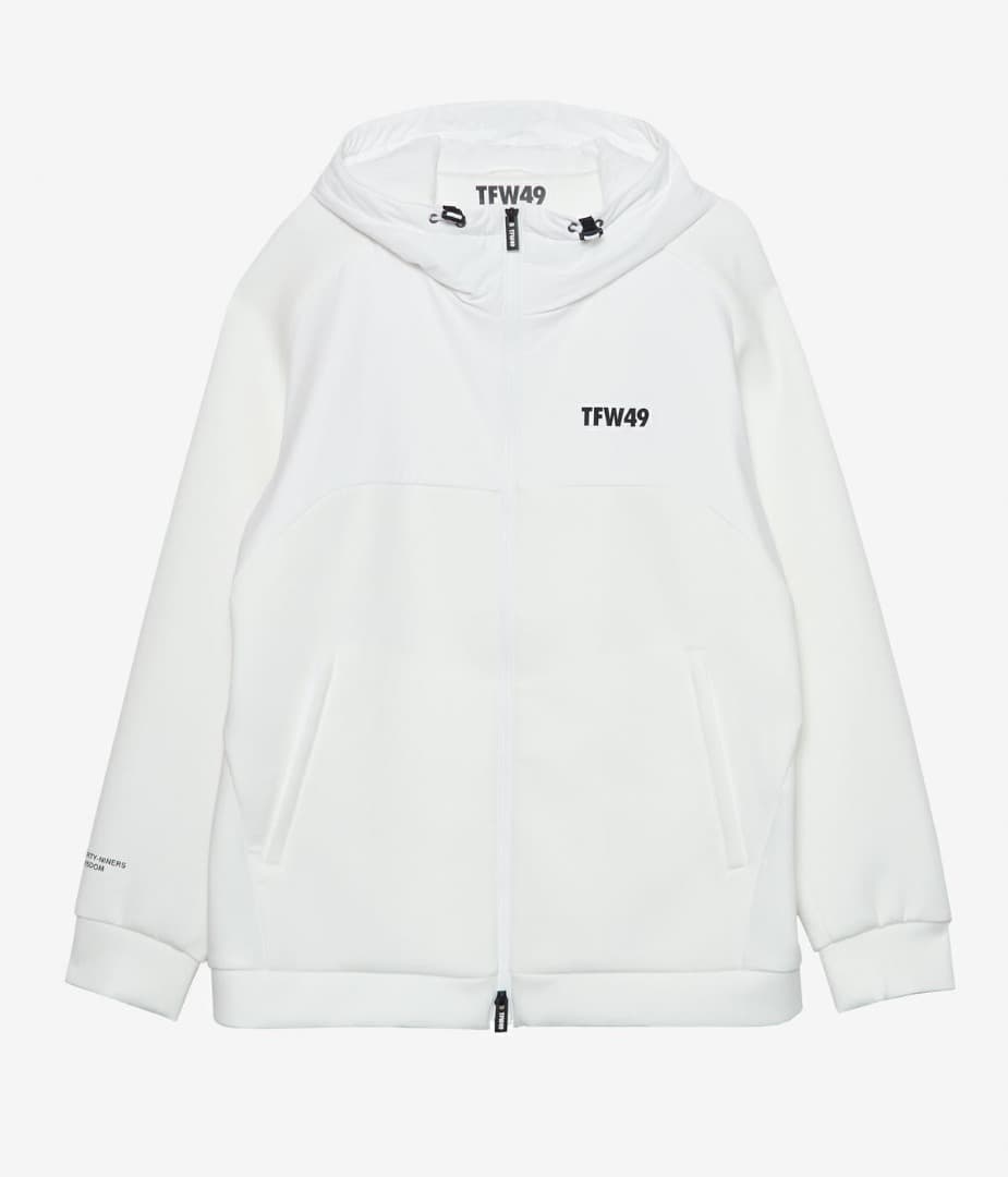 メンズウェア TFW49 CARDBOARD MATERIAL FULL ZIP HOODIE