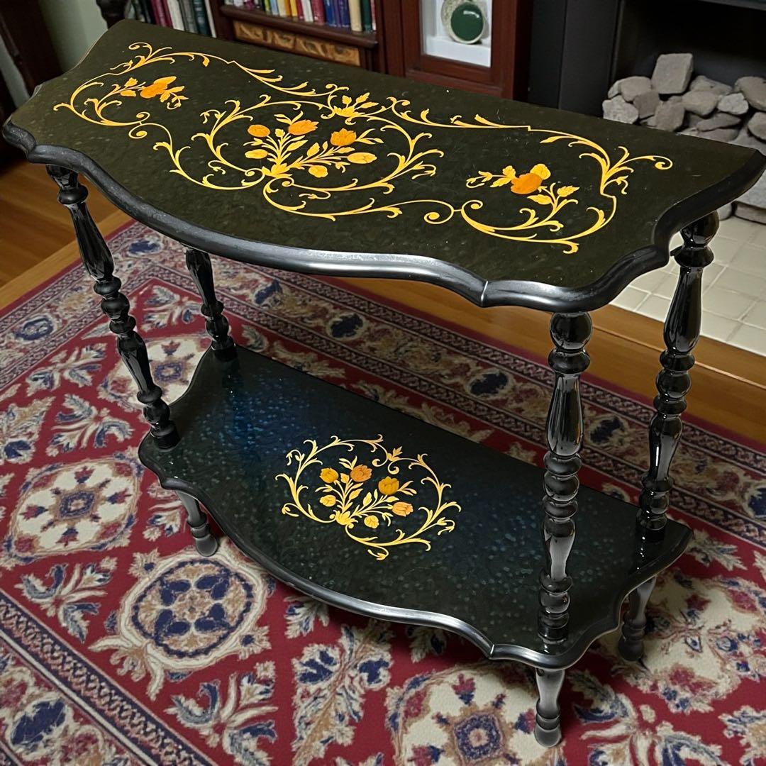 【良品】 Demain ドマン　コンソールテーブル サイドテーブル