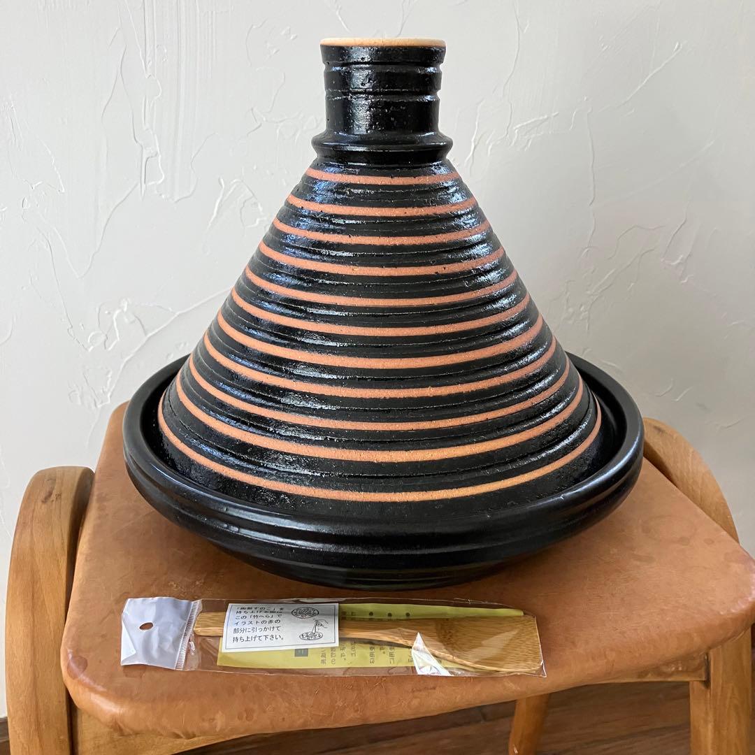 【新品未使用】長谷園 伊賀土鍋 タジン 大