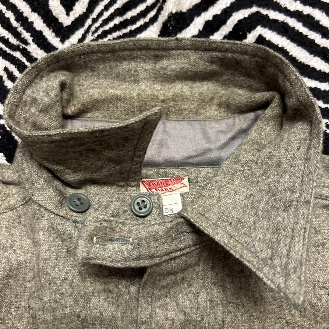 ニ*キ様 vintage 30s チンスト ワークシャツ deadstock ビ