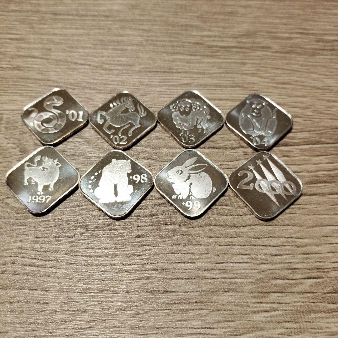 造幣局 純銀 銀 silver メダル 8枚セット 桜の通り抜け 記念