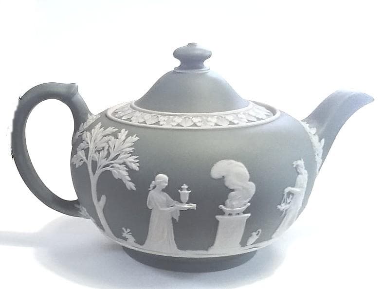 ウェッジウッド ジャスパー・ウェア ティーポット アンティーク