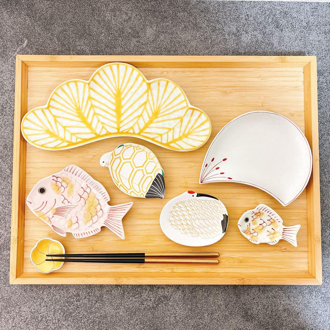 有田焼　幸楽窯　お正月7点セット　1セット限定品