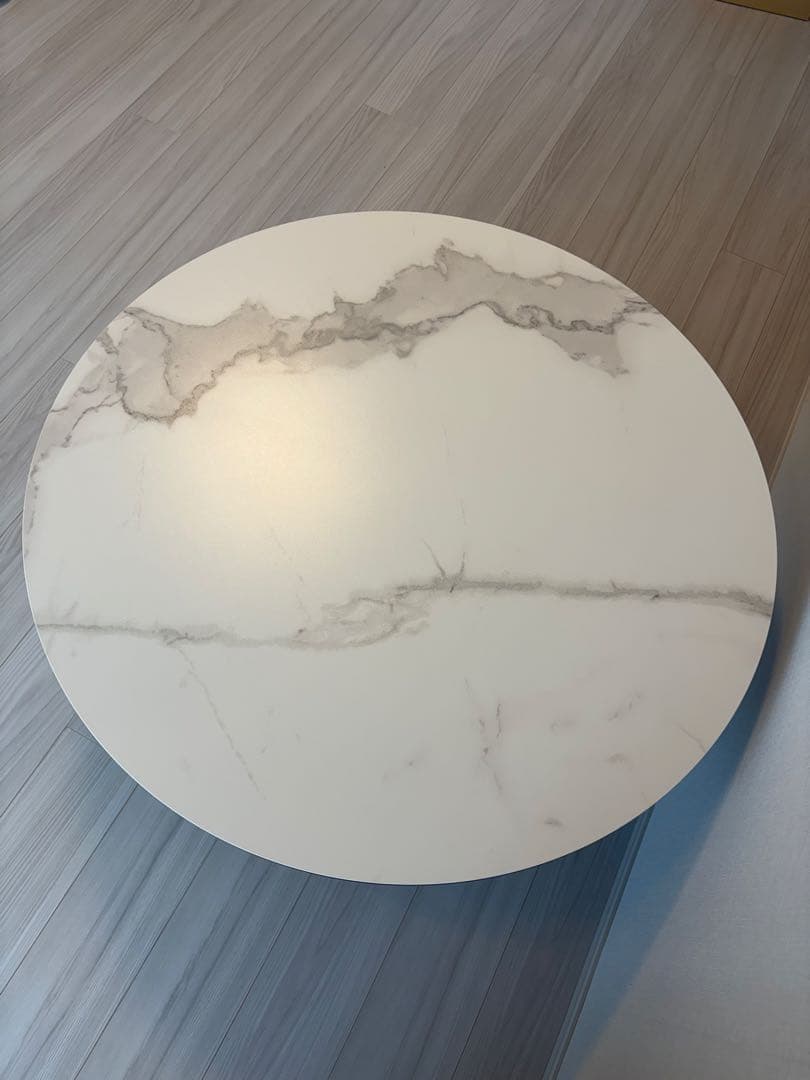 【美品】アルモニア PIANE センターテーブル ブラック ホワイトセラミック