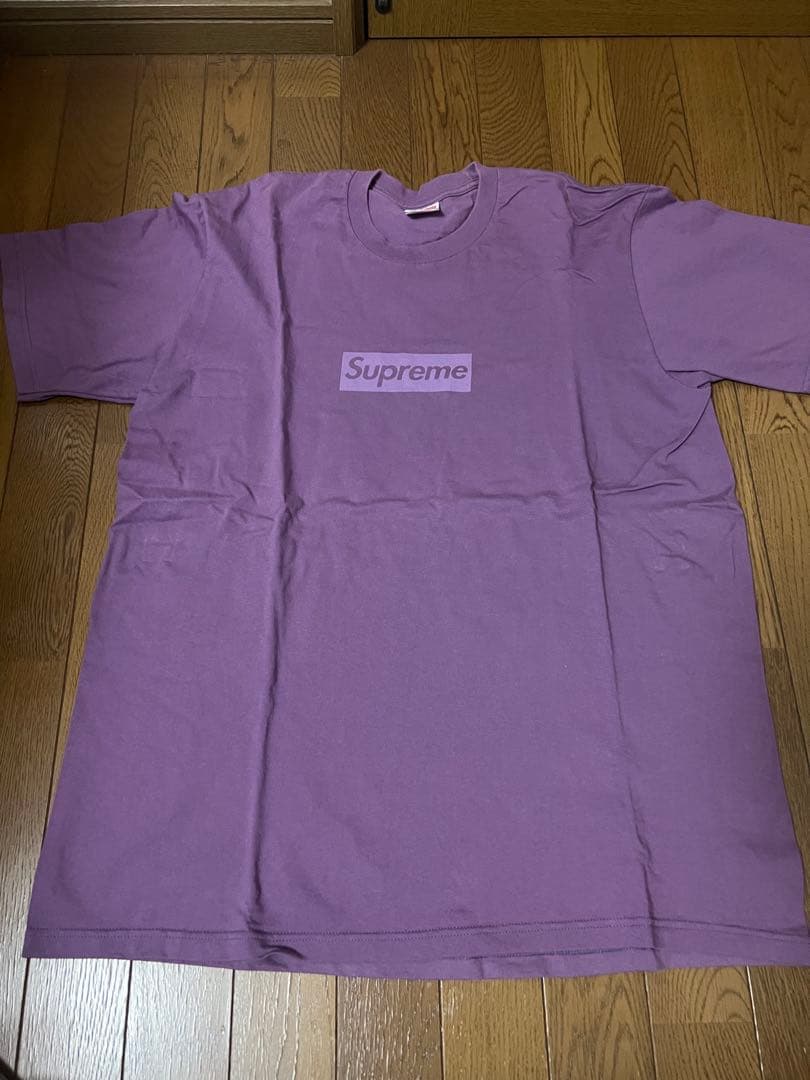 トップス Supreme Tonal Box Logo Tee Dusty Purple