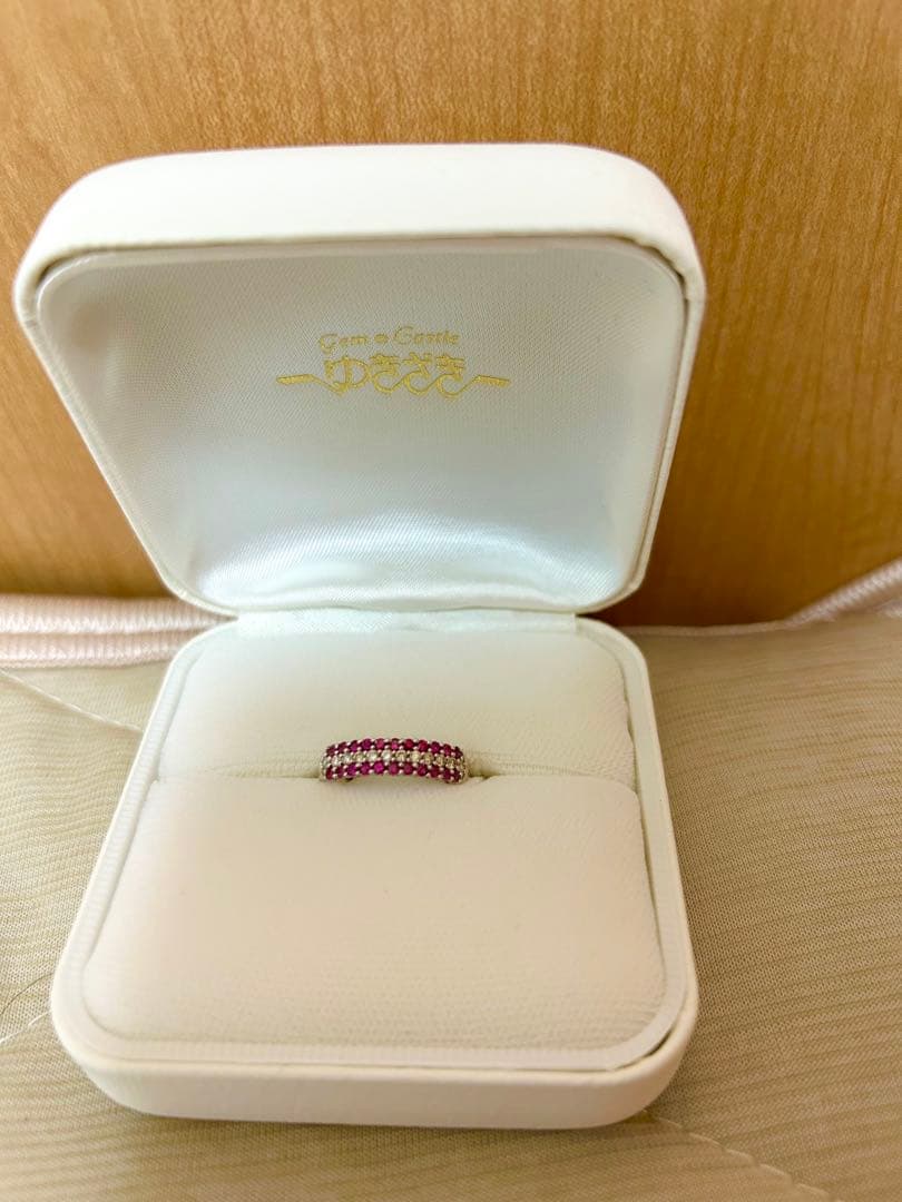 ルビーとダイアモンドの指輪