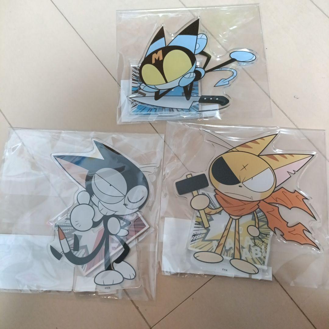 サイボーグクロちゃん　A賞　アクリルスタンド3点セット