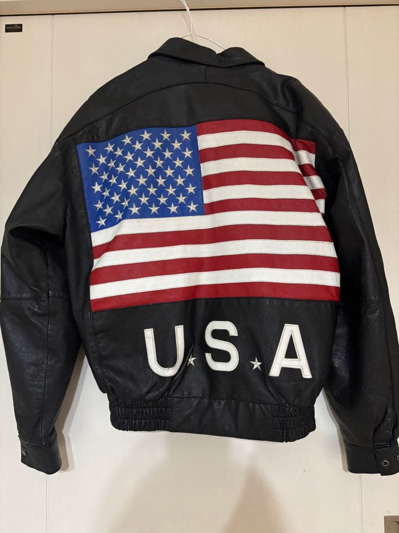 美品　USA レザージャケット　ライダース　ビンテージ　レア