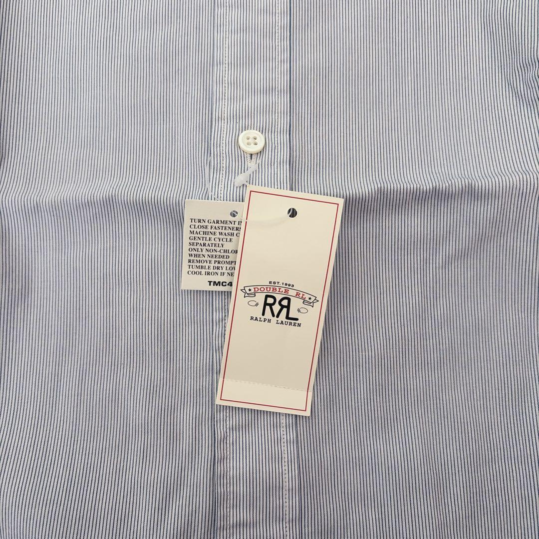 新品タグ付き RRL ストライプ シャツ 長袖