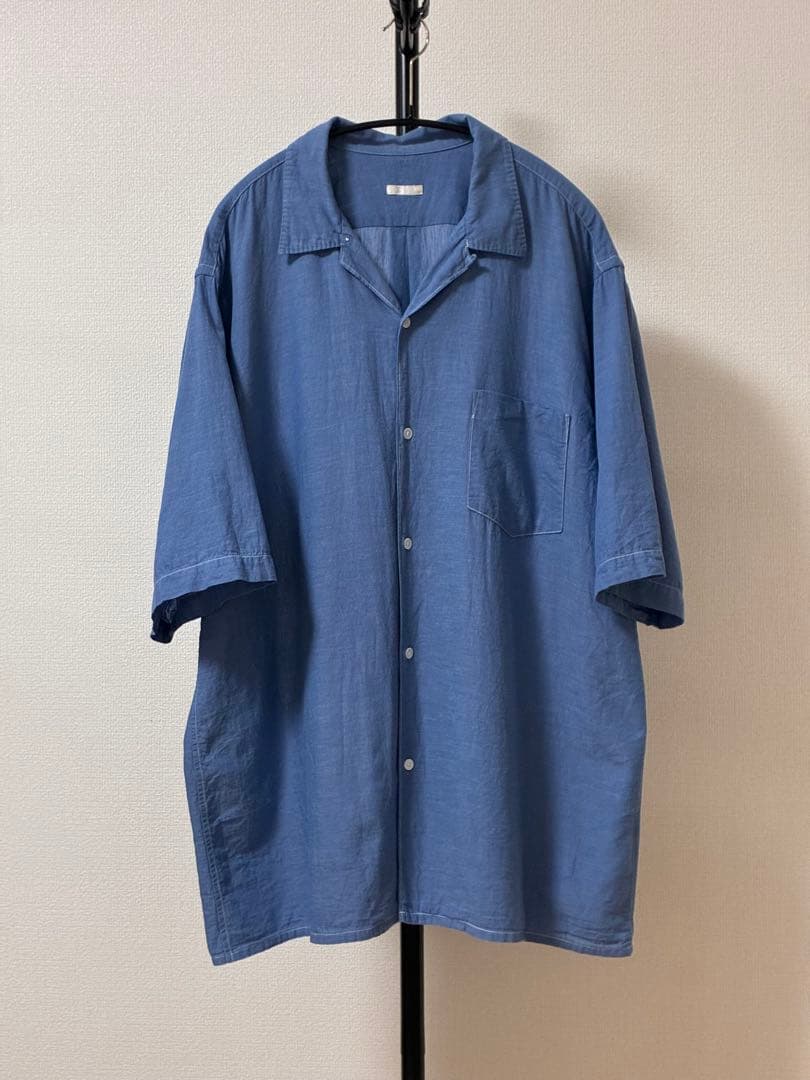 試着のみ✨ 希少 サイズ4 21ss コモリ ベタシャン オープンカラーシャツ