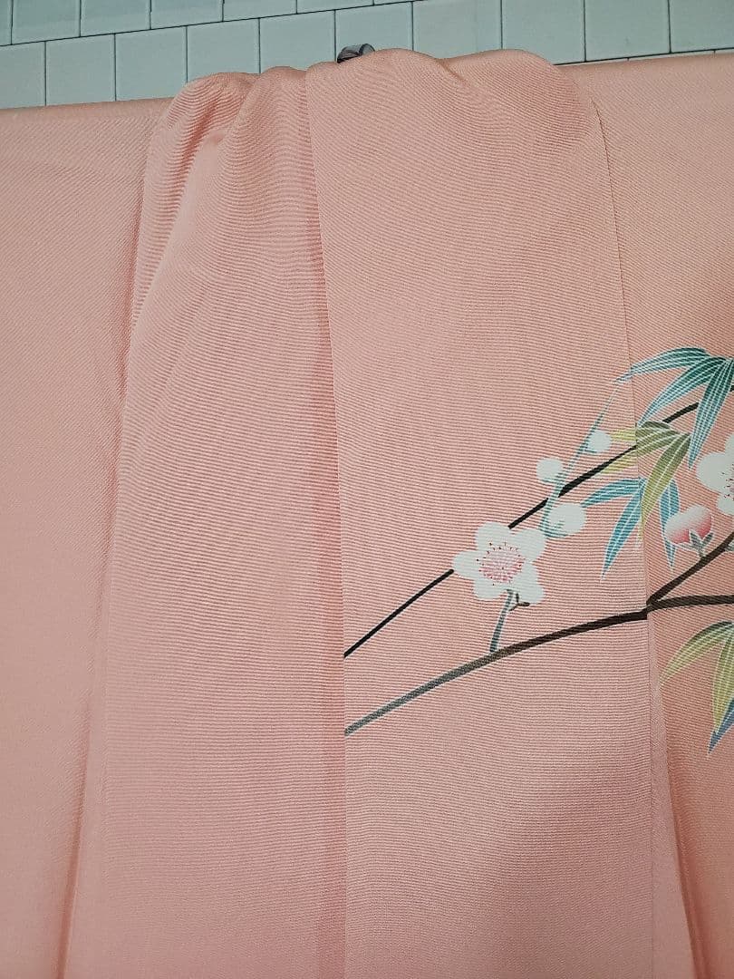 685ー72番　在庫処分　着物　正絹　振袖　成人式　手描き　京友禅染め　在庫処分