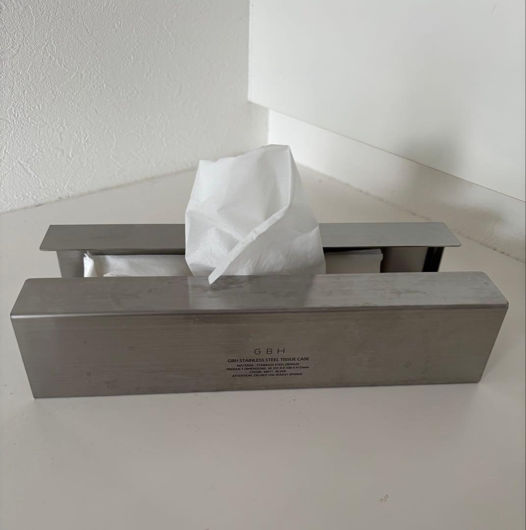 GBH STAINLESS STEEL TISSUE CASE 最終値下げ