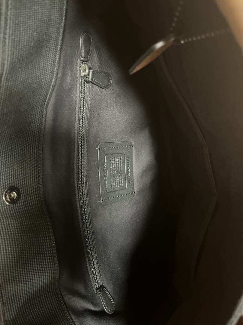 COACH トートバッグ ブラック/イエロー