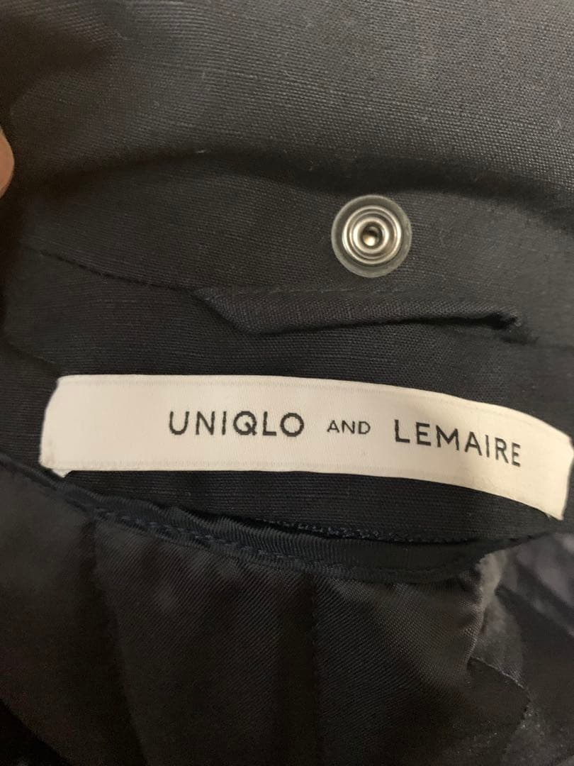 【未使用】UNIQLO AND LEMAIRE フーテッドコート　ブラックL