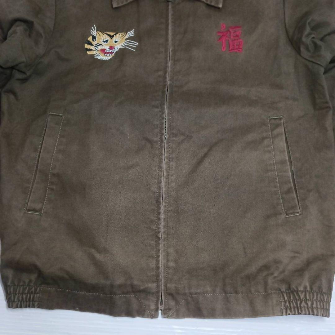 ヒューストン ベトジャン ジャンパー アウター M アメカジ ブルゾン 刺繍