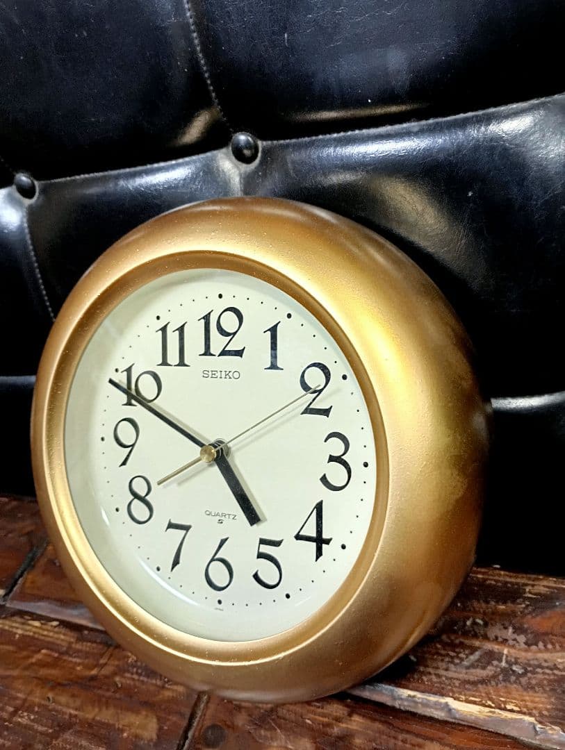 ７０年代　ウォールクロック　スペースエイジ　ミッドセンチュリー　セイコー　メタル