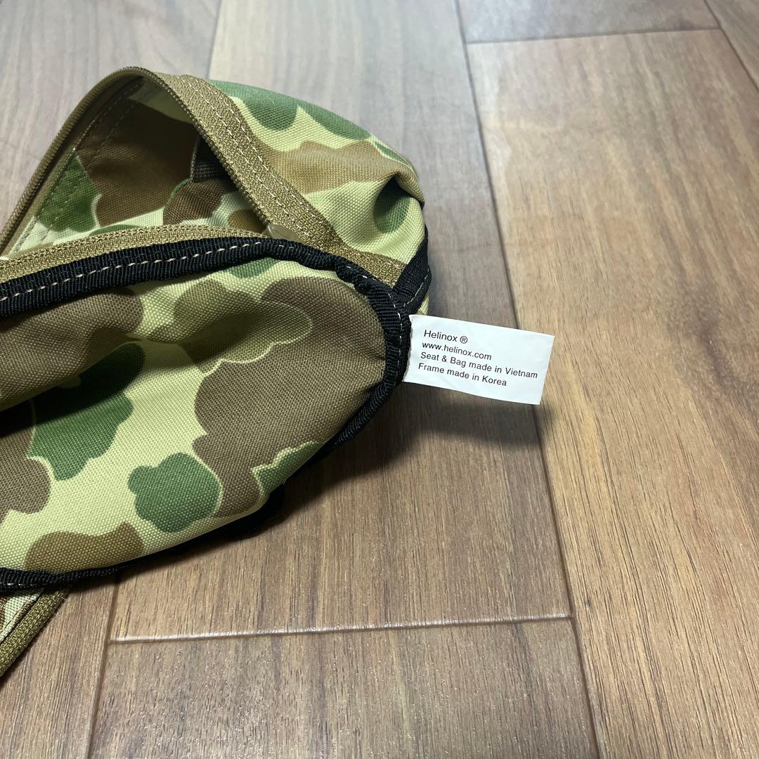 ヘリノックス　タクティカルサンセットチェア　ダックハンターカモ