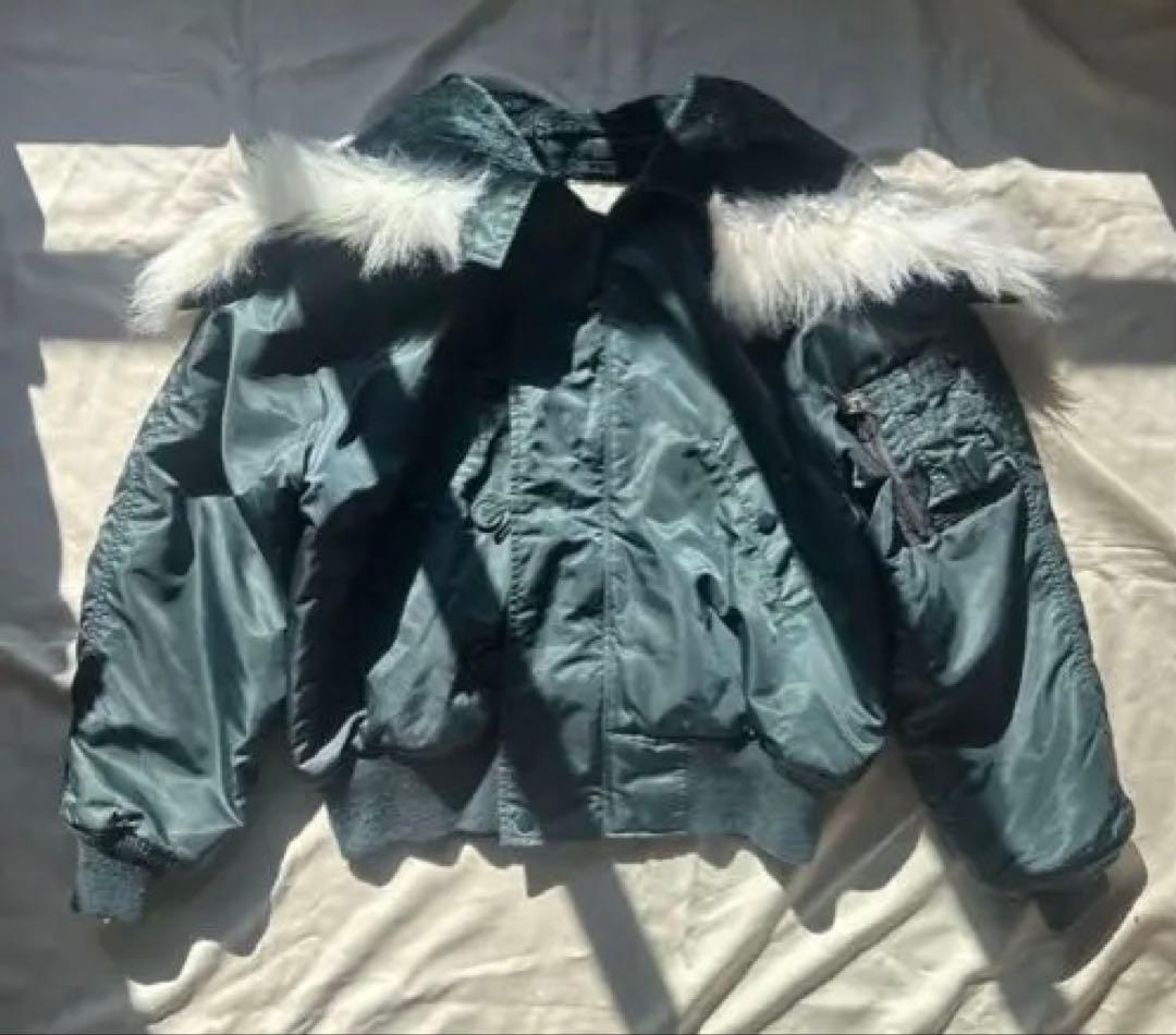 た*ん様 【希少】 n2b フライトジャケット ma-1 vintage 白ファ