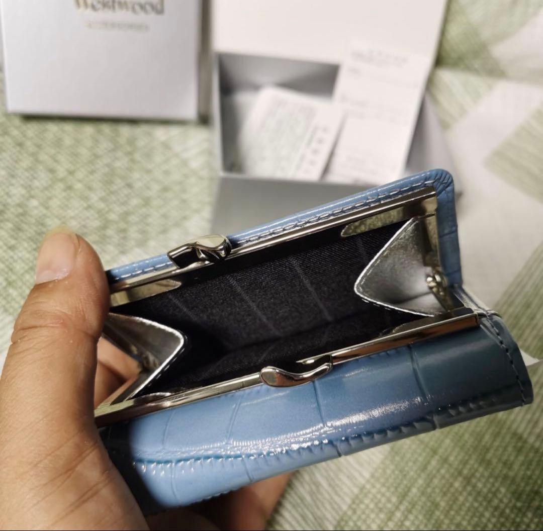 Vivienne Westwood 水色 三つ折り財布