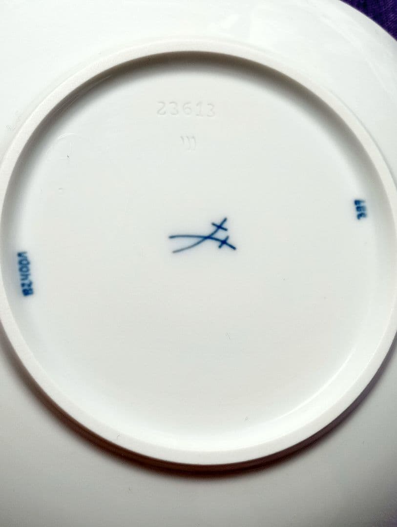 meissen　マイセンブルーオーキッド　プレート皿