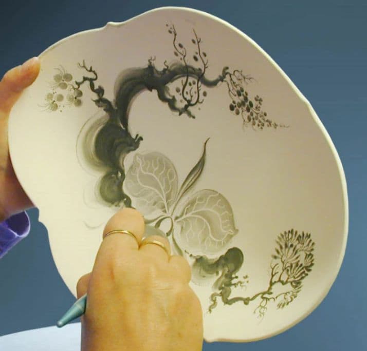 meissen　マイセンブルーオーキッド　プレート皿