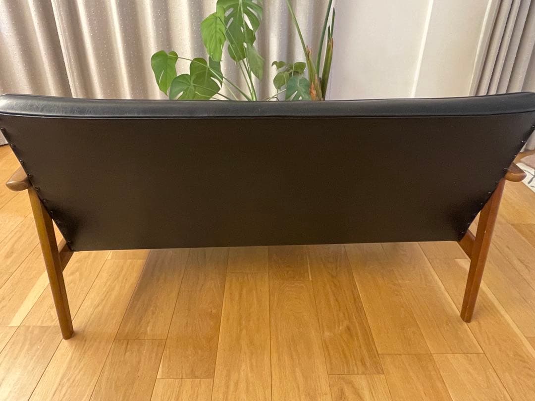 カリモク60 Kチェア 2シーター　座面ジャンク