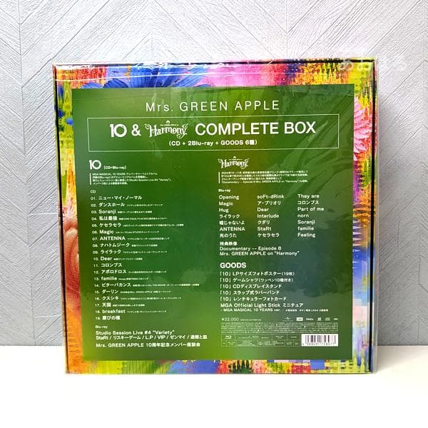 10 & “Harmony” COMPLETE BOX／CD+3DVD+グッズ
