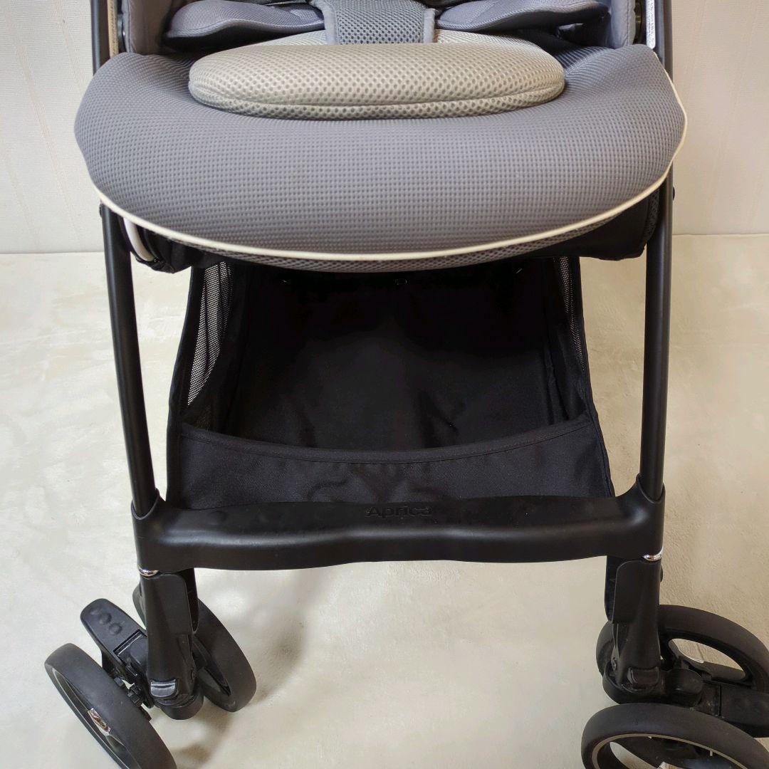 【良品】Aprica ラクーナビッテ クッション グレー アップリカ