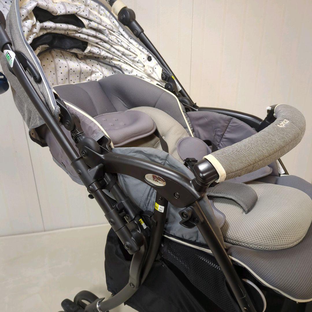 【良品】Aprica ラクーナビッテ クッション グレー アップリカ