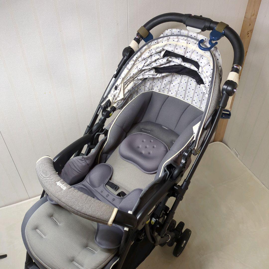 【良品】Aprica ラクーナビッテ クッション グレー アップリカ