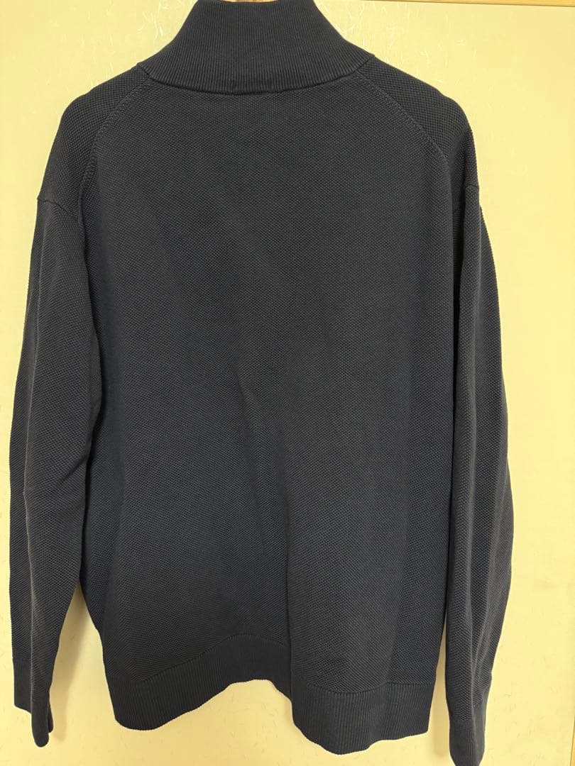 LACOSTE for BEAUTY&YOUTH ジップカーディガン　ネイビー