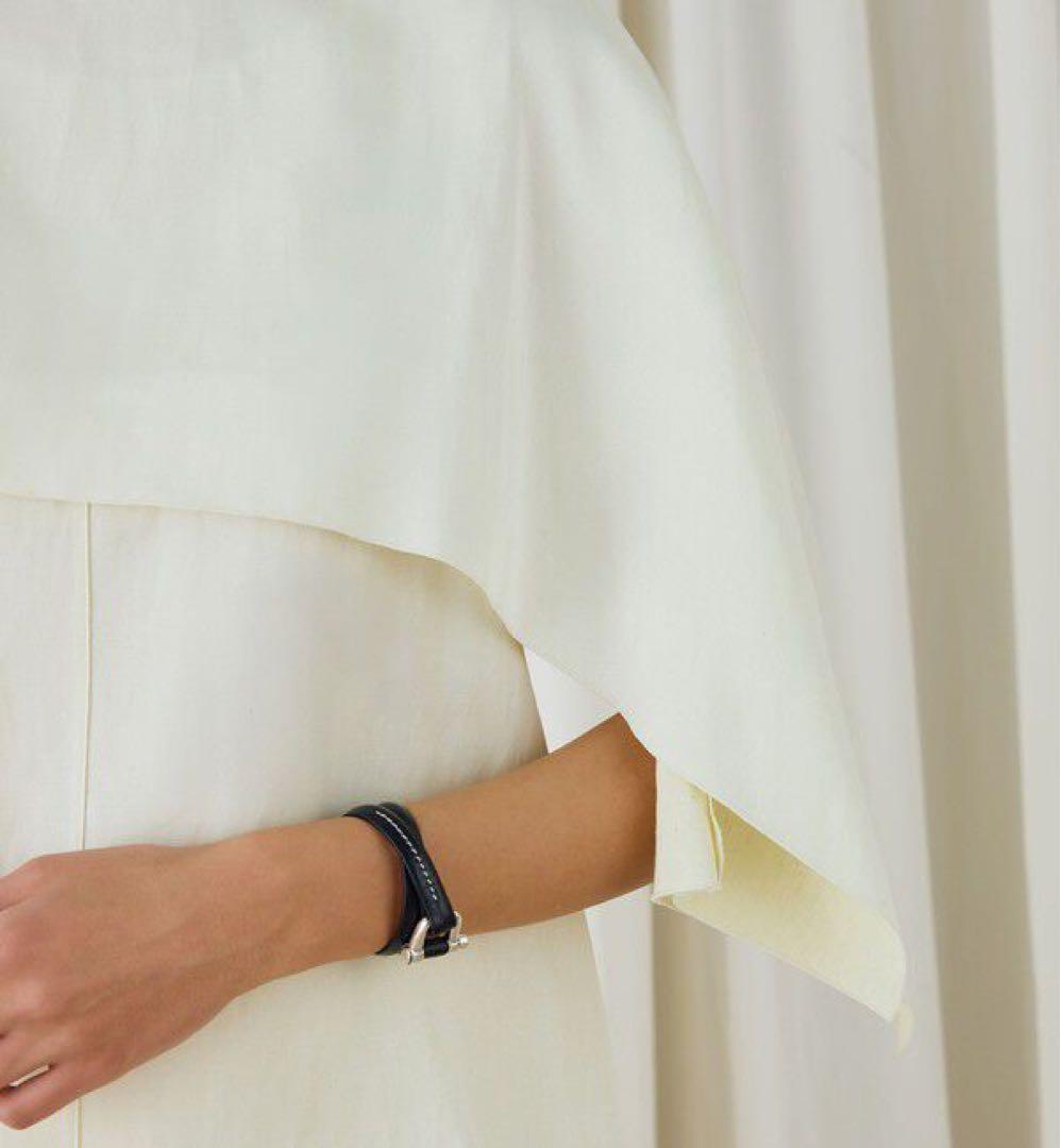 DES PRES デプレ ソフトサテン レイヤードブラウス ライトイエロー