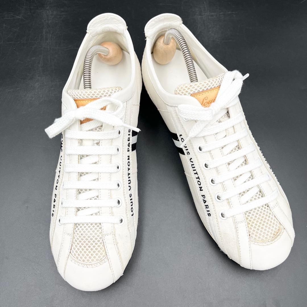 美品✨ ヴィトン ジャーマントレイナー スエード レザー メンズ スニーカー