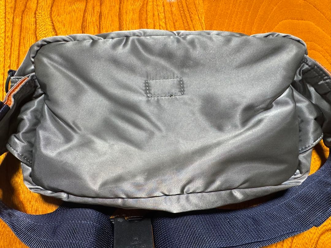 美品 PORTER PX TANKER ウエストバッグ シルバー グレー