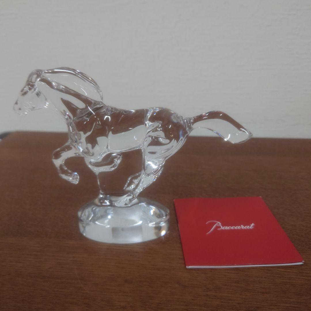 Baccarat　バカラ　干支　馬　置物